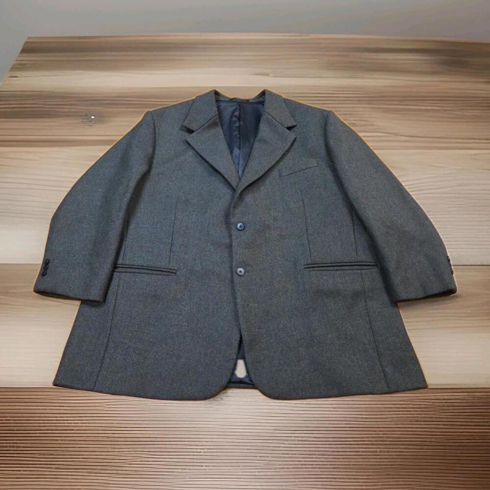 Studio Suits Authentic Highlander Solid Tweed Han… - image 1